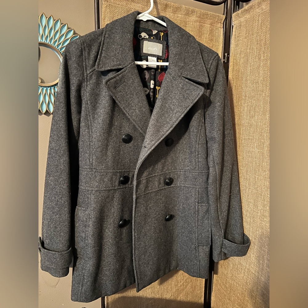 dELiA’s wool Peacoat Small